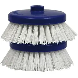 CaddyClean STK002101 Bürste Perlon 0.6 hart weiß 2 Stück/Pack, Standardbürste