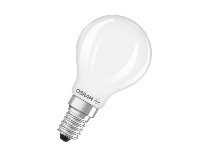 LED Tropfen P40 3,4W 827 matt E14 ww 2X