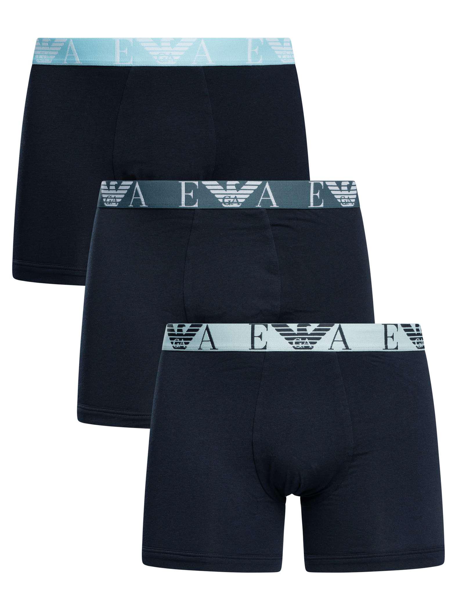 Emporio Armani 3Er Boxershorts, Blau