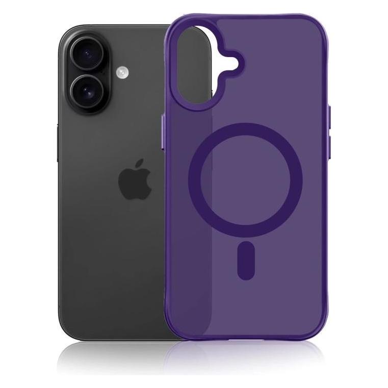 3MK Other goods Smoke MagCase for iPhone 16 - purple-translucent (Apple iPhone 16) (5903108741262)