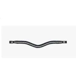 QHP Stirnriemen Stirnband Skye Black/Navy, QHP17_Gr.: Warmblut