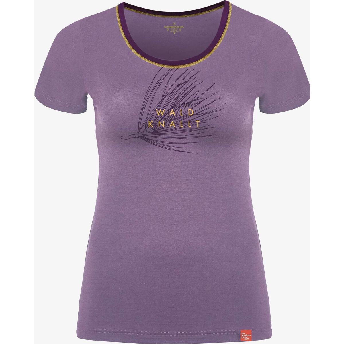 Ein schöner Fleck Erde Kurzarm-shirt Merino Wald Knallt Flieder Hell flieder hell 40 2.561.116.055.40