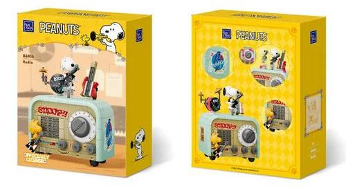 Pantasy Bouwdoos Snoopy Radio, 16 cm