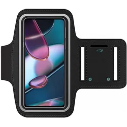 SmartFitness Motorola Edge X30 Handy Sport Armband, Smartphone Sportarmband, Schwarz