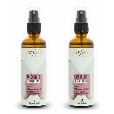 Farfalla Bio-Pflanzenwasser Rosenblüte Spr 75 ml x2 2x75 Spray