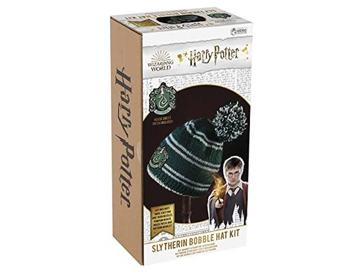 Eaglemoss Hero Collector Slytherin Hogwarts House Beanie Hat Kit Harry Potter Wizarding World Knitting Kits Model Replica