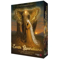 Earth Guardians - Das Orakel der Krafttiere und Pflanzenseelen - 46 farbige Karten, 172-seitiges, Ratgeber von Kim Kassandra Schmid