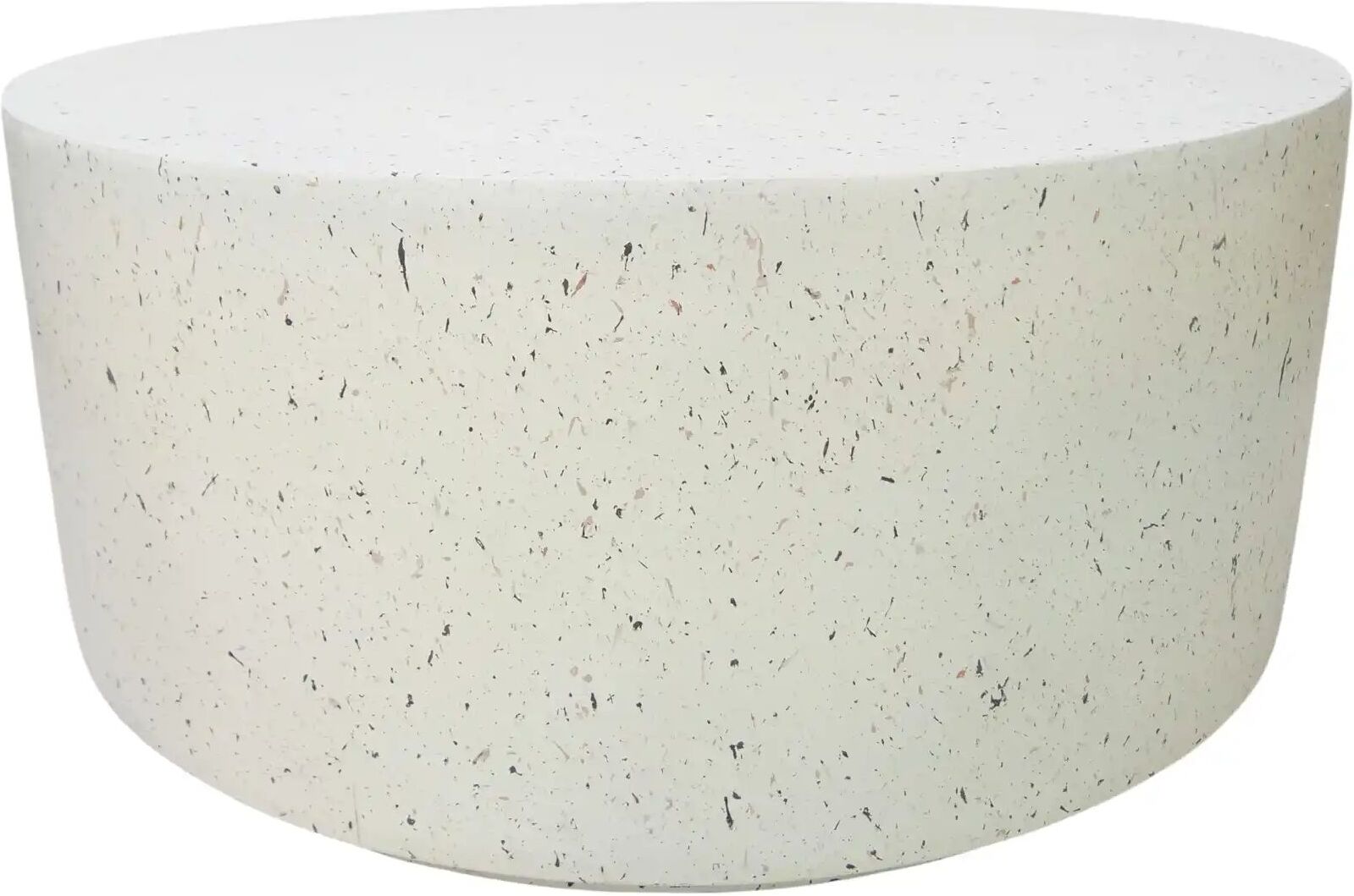 Höffner Couchtisch  Anna I ¦ weiß ¦ Maße (cm): H: 35  Ø: 80