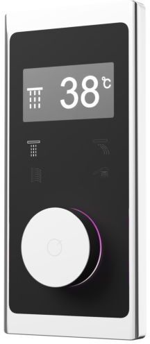 Steinberg iFlow vollelektronische Armatur 3904645 mit Digitalanzeige, chrom, 4 Verbraucher