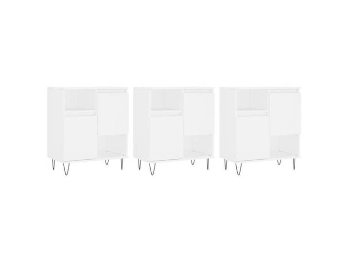 Enfilade/Bahut/Vitrine - Rustique - Buffets 3 pcs Blanc Bois d'ingénierie @146130