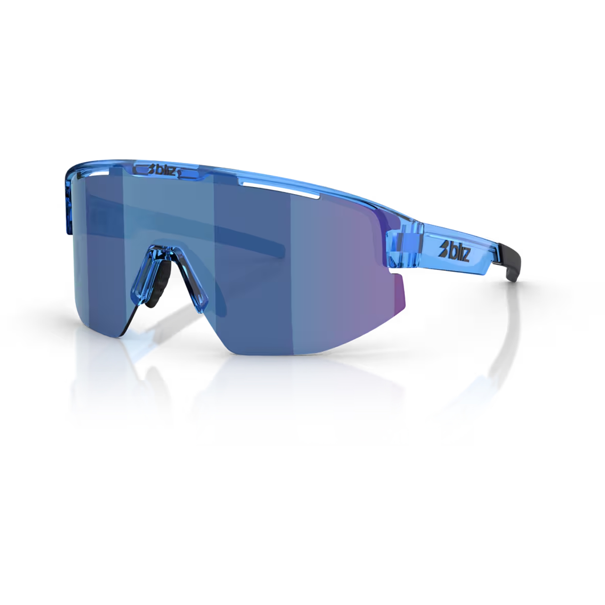 Bliz Matrix Small Sportbrille Sportbrillen & Sportsonnenbrillen transp blue-smoke blue Camping