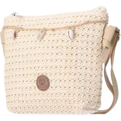 Antonio Damen Bast Tasche XS - beige
