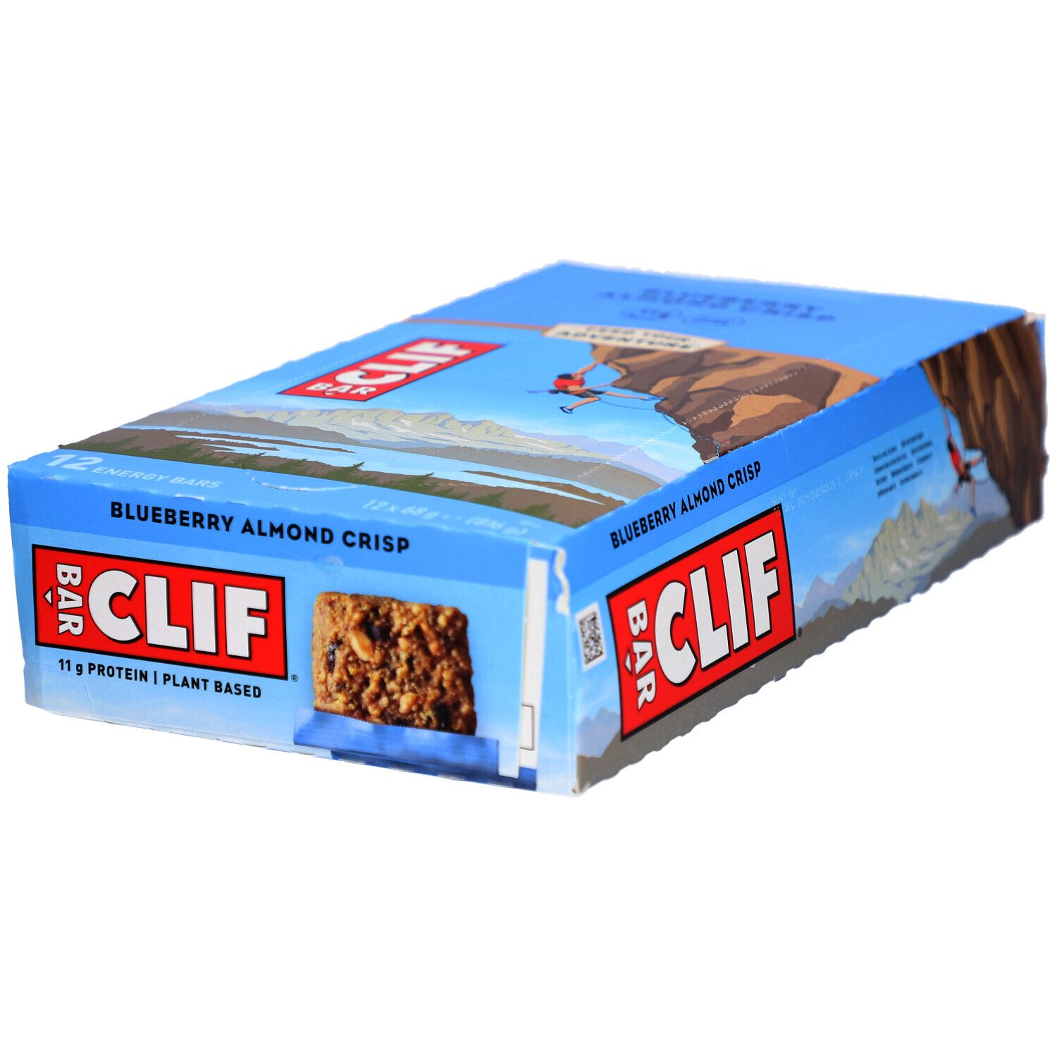 Clif Bar, Blueberry Almond Crisp, Riegel 12x68g 12x68 g