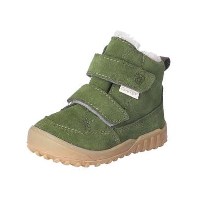 Stiefelette PEPINO "Pepino Stiefelette Leder", Damen, Gr. 26, grün, Leder, Schuhe Stiefelette