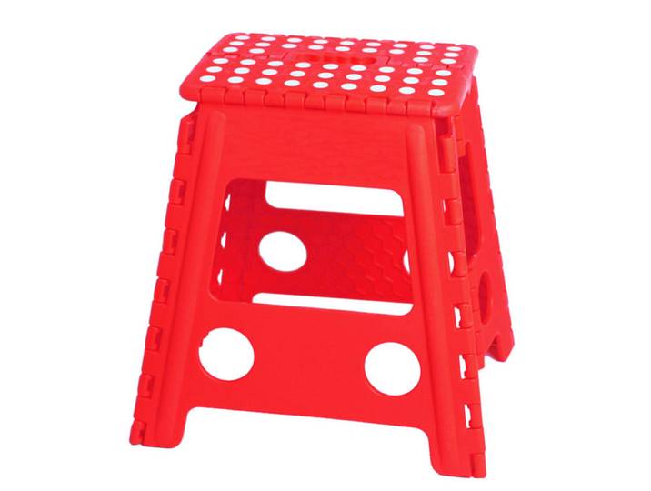 Mayer&Bosshardt Klapp-Klick Hocker rot