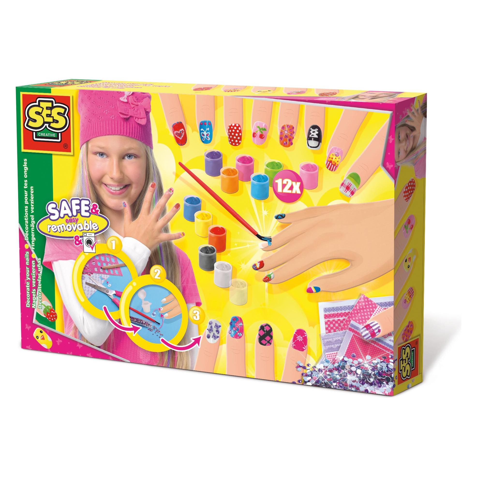 Ses schmücken Nägel (Kunstnägel, multicolour) (S14975)