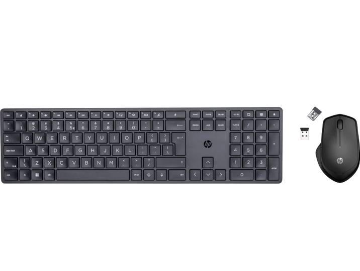 HP 450 Draadloos Toetsenbord Qwerty + HP 280 Silent Draadloze Muis