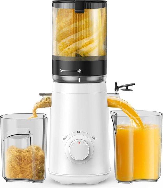 Kaltpressung für ganze Früchte und Gemüse mit großem Einfülltrichter