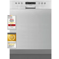 Exquisit Geschirrspüler EGSP9414-EF-030Dinox | Einbaugerät | 14 Maßgedecke | Inox