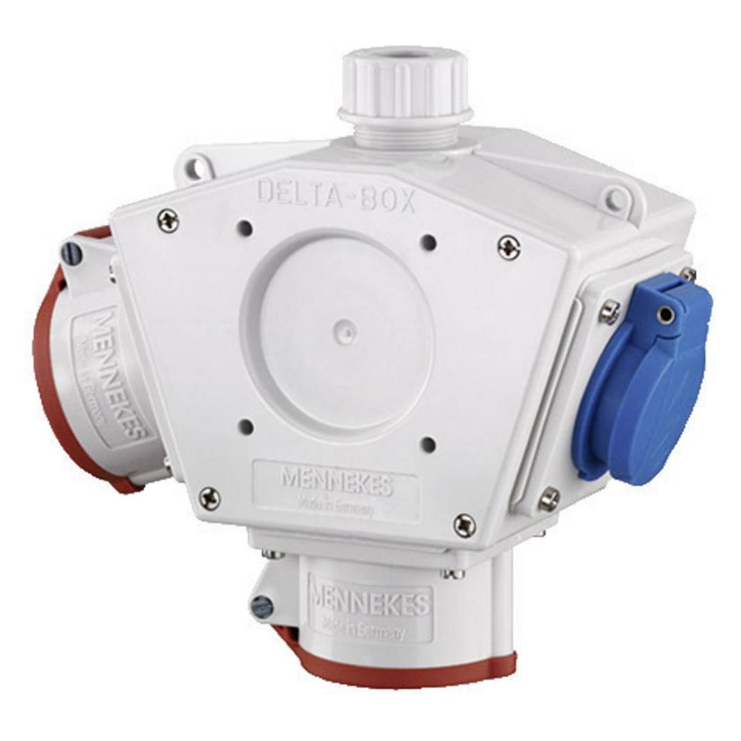 Mennekes Delta-Box (1x, CEE 16/5, CEE 7/3) (92916)