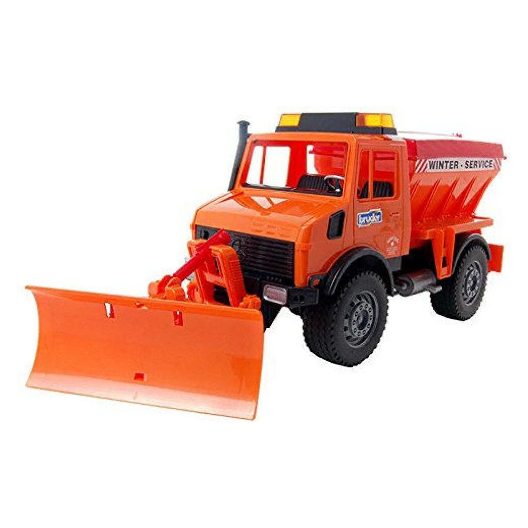 Bruder MB-Unimog Winterdienst mit Räumschild (02572)