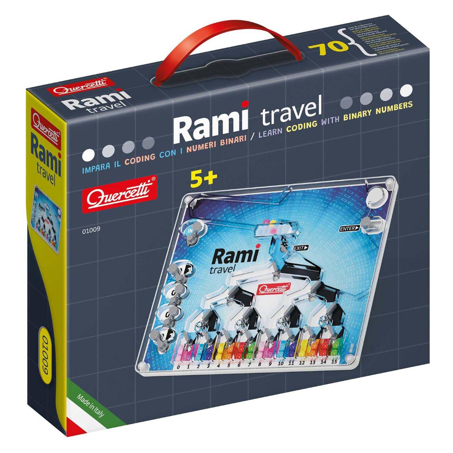 Quercetti Reisespiel Intelligent Rami (1 Spieler) (040-1009)