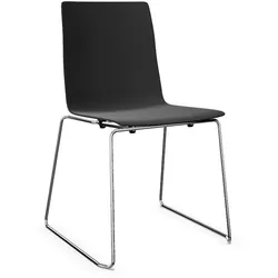 Sedus meet chair Kufenstuhl Kunststoff (stapelbar) - Anthrazit (107)