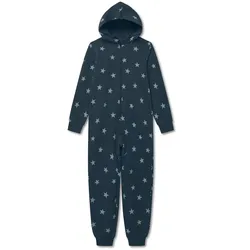 Tchibo - Kinder-Sweat-Overall - Kinder - Gr. 134/140 - dunkelblau/print
