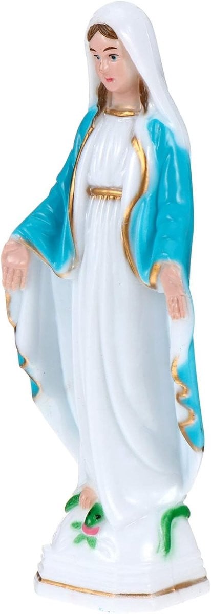 Heilige Maagd Maria Standbeeld met Verlichting voor Tafeldecoratie