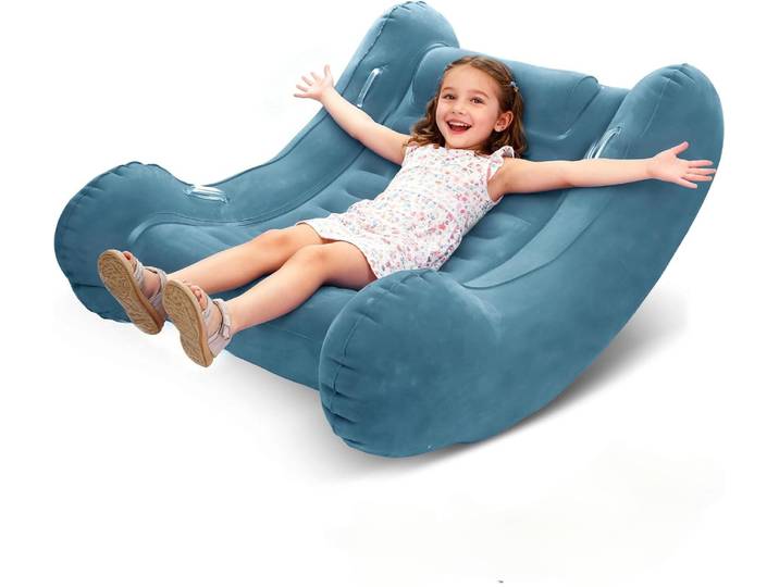 Canapé gonflable pour enfants, chaise à bascule air cloud, chaise sensorielle pour enfants avec autisme et TDAH