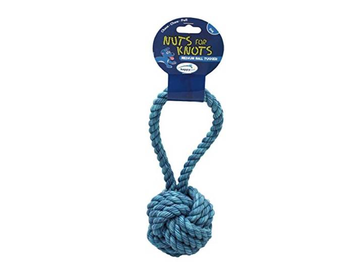happypet Nuts for Knots Ball Tugger Dog Toy (maat: L)