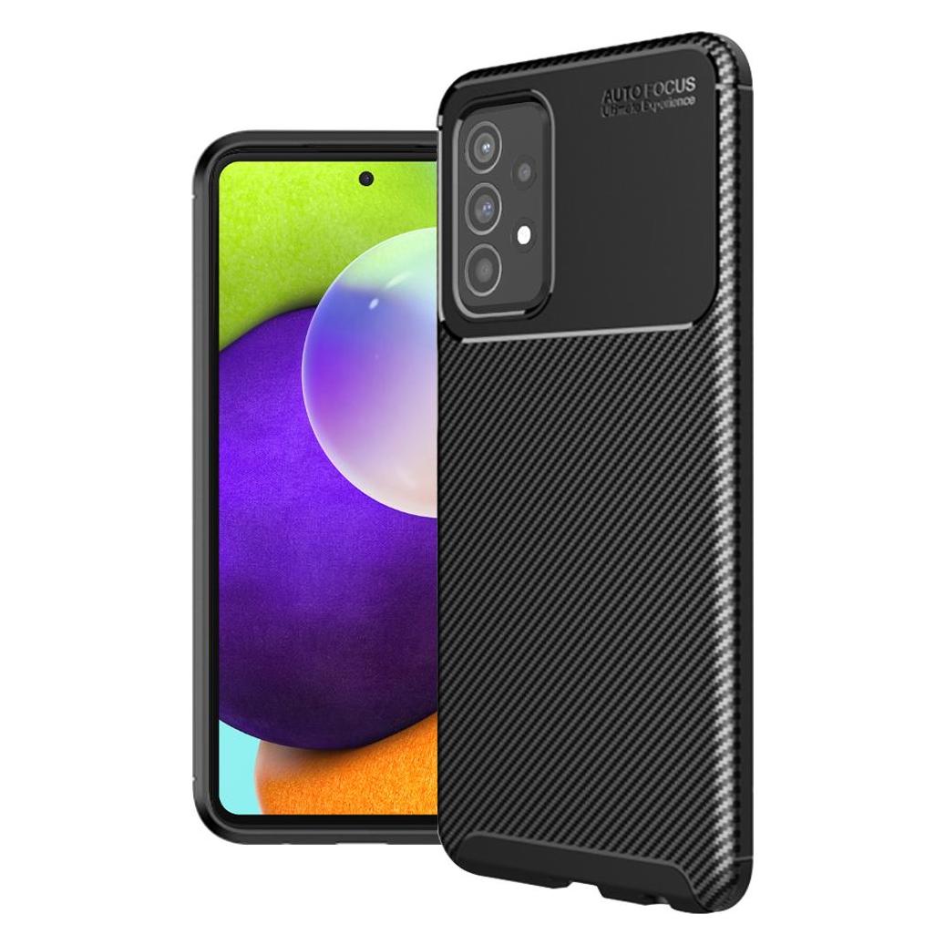 Techsuit - CarbonFiber - Samsung Galaxy A52 4G / A52 5G / A52s 5G - Black (Samsung Galaxy A52, Samsung Galaxy A52 5G, Samsung Galaxy A52s 5G) (56351852)