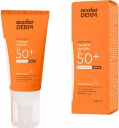 Acofarderm SPF 50+ Gel Facial Invisible 50ml