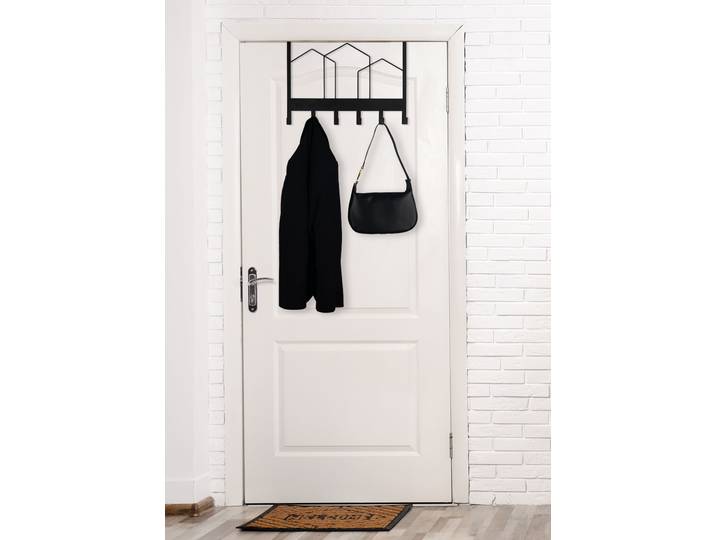 Garderobenleiste MIRRORS AND MORE LOTTI , transparent, B:48cm H:33cm, Metall, Garderobenhalter, Garderobenleiste