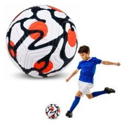 Lean Toys Weisser und orangefarbener Fussball (71890120)