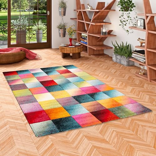 Pergamon Maui Modern Designtapijt met Geometrisch Ruitjespatroon