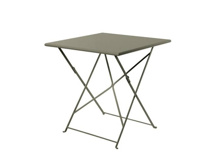 Klappbarer Tisch Flower Ethimo grün, Designer Ethimo Design Studio, 80x75x80 cm