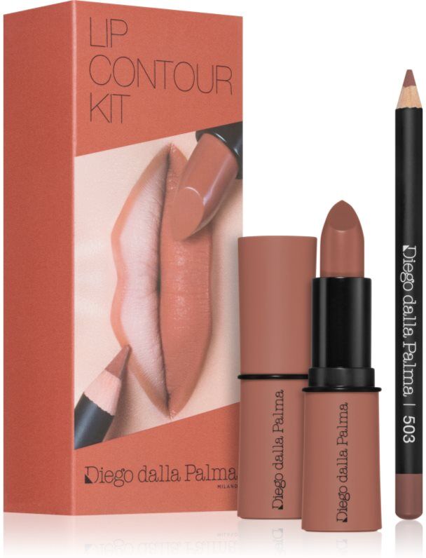 Diego dalla Palma Lip Contour Kit lip set shade 503 CARAMEL 5.1 g