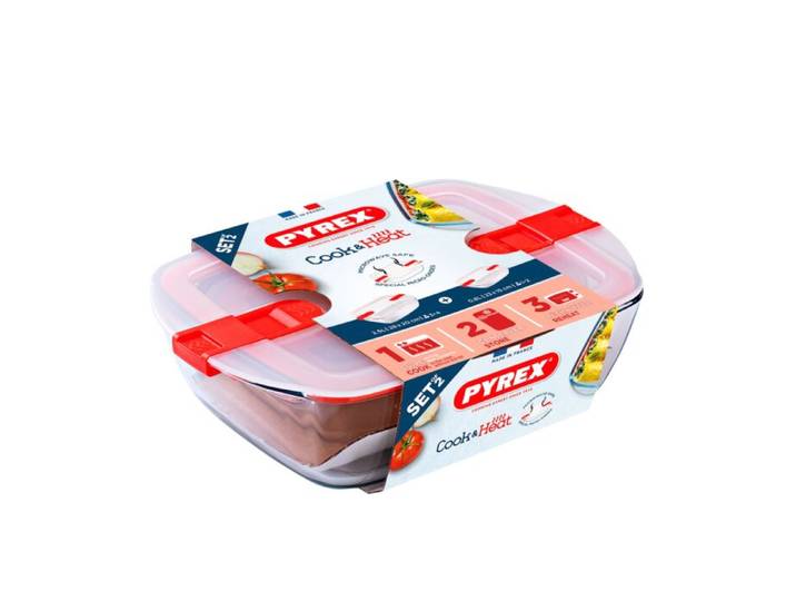 Lunchbox, 2er Set, von Pyrex