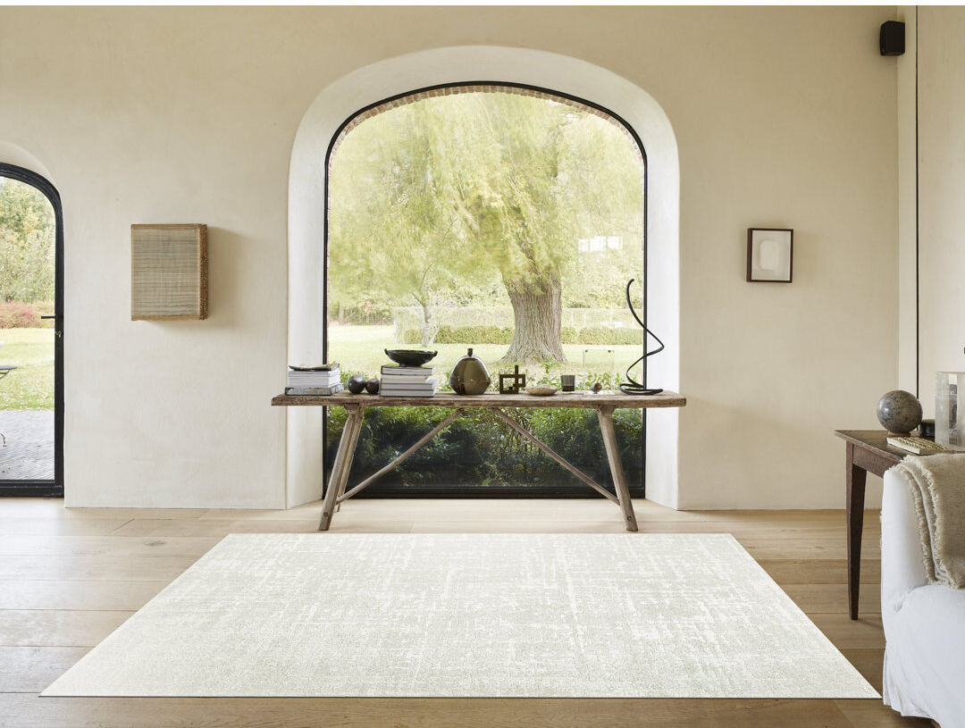 Fernleaf Batley Rectangle Abstract Area Rug Cream Rectangle 280 x 380cm