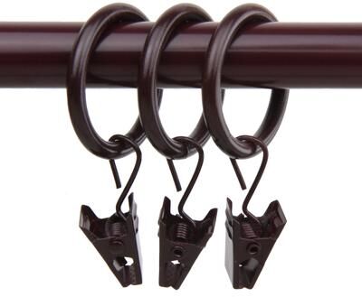 InStyleDesign 10 Curtain Rings 1 inch - n/a
