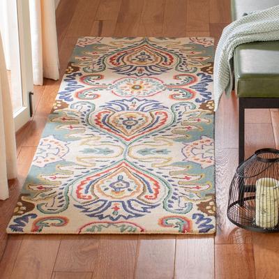 SAFAVIEH Handmade Bella Kenzie Floral Wool Rug