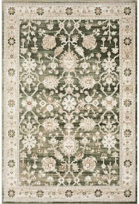 Abani Rugs Ivy IVY110A Vintage Green Floral Farmhouse Area Rug