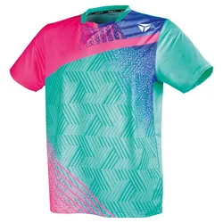Tibhar TT-Shirt Paint türkis/pink XXL - XXL