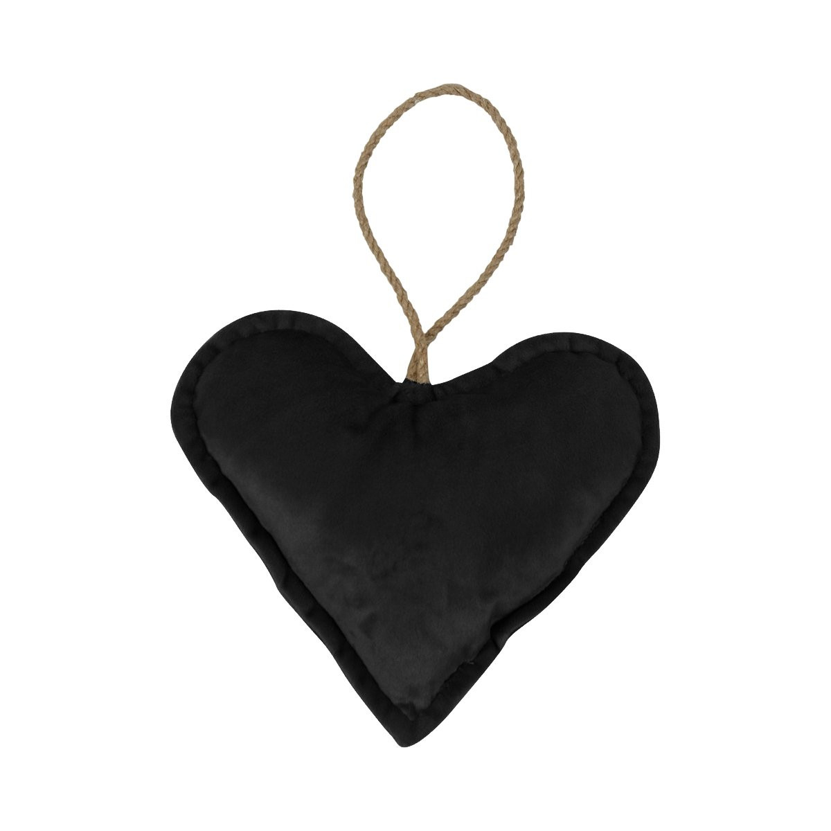 Mars & More Hangdecoratie Hart Zwart