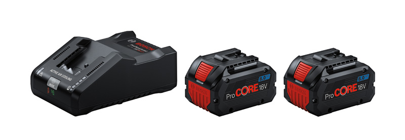 Bosch Starter-Set 2 x ProCORE18V 8.0Ah + Ladegerät GAL 18V-160 1600A02T5P