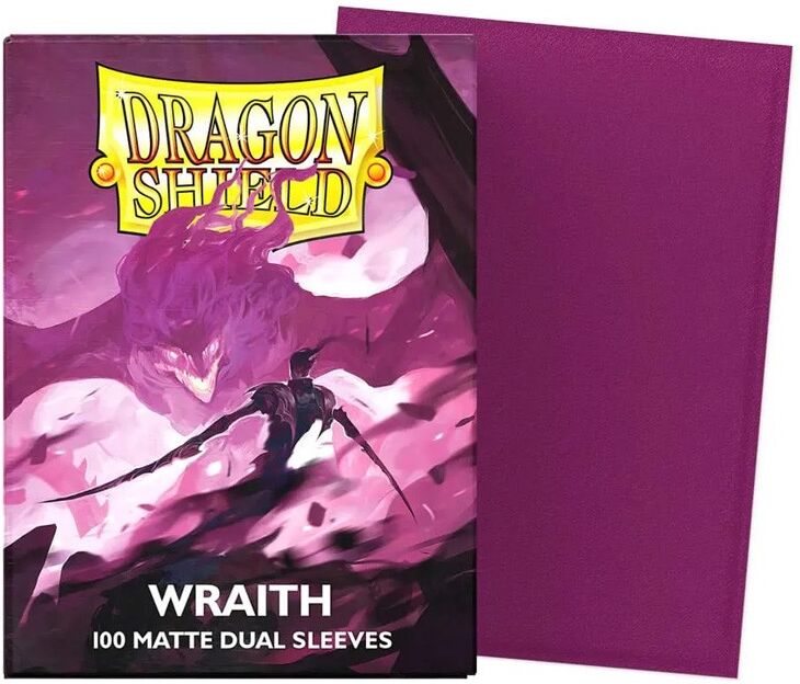 100 Sleeves Standard Dragon Shield Dual Matte Wraith