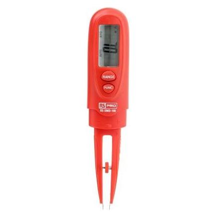 RS PRO SMD100 RC Component Test Tweezers (Zangenstrommesser) (1445340)