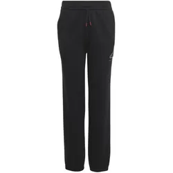 adidas Slogan Fleece lange Hose Kinder - black/purrub - 128