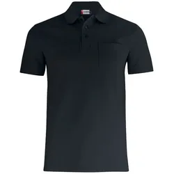 CLIQUE Basic Pocket Poloshirt 99 - schwarz XXL